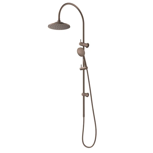 Riviere Rail Shower with Overhead Brushed Bronze [334288]