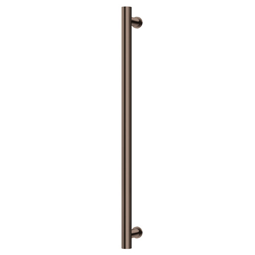 Heated Towel Rail Round 800mm Brushed Bronze [334463]
