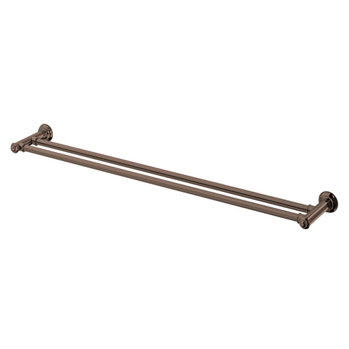 Cromford Double Towel Rail 800mm Brushed Bronze [334451]