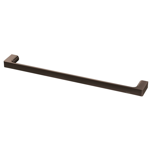 Gloss Single Towel Rail 600mm Brushed Bronze [334450]