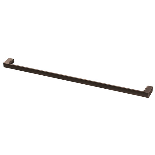 Gloss Single Towel Rail 800mm Brushed Bronze [334457]