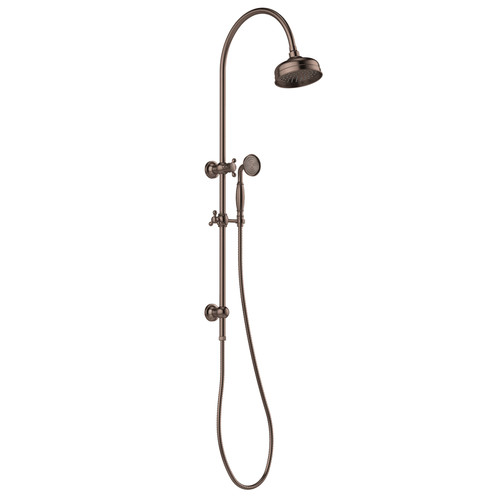 Cromford Twin Shower Brushed Bronze [337264]