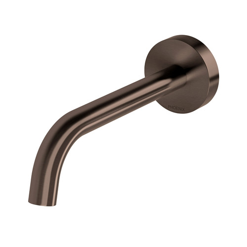 Vivid Slimline Plus Wall Basin or Bath Outlet 180mm Brushed Bronze [337261]