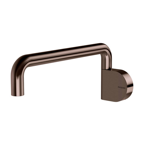 Designer Swivel Bath Outlet 230mm Round Brushed Bronze [337262]