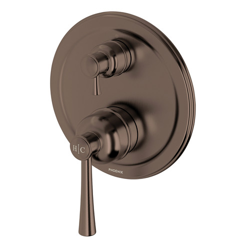 Cromford SwitchMix Shower or Bath Diverter Mixer Brushed Bronze [337300]
