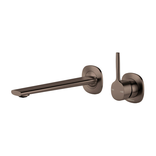 Vask SwitchMix Wall Basin or Bath Mixer Set 200mm Pin Up Fit-Off Kit Brushed Bronze [337298]
