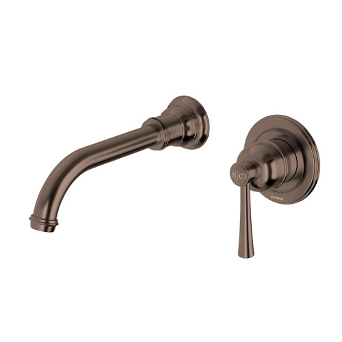 Cromford SwitchMix Wall Basin or Bath Mixer Set Fit-Off Kit Brushed Bronze [337299]