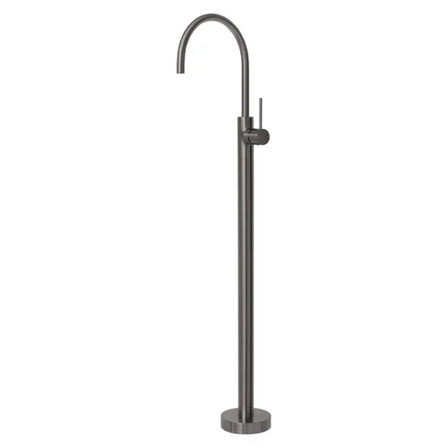 Vivid Slimline Floor Mounted Bath Mixer Brushed Carbon [278957]