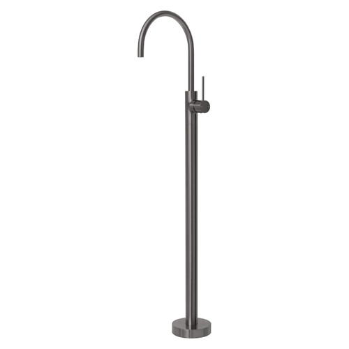 Vivid Slimline Floor Mounted Bath Mixer Brushed Carbon [278957]