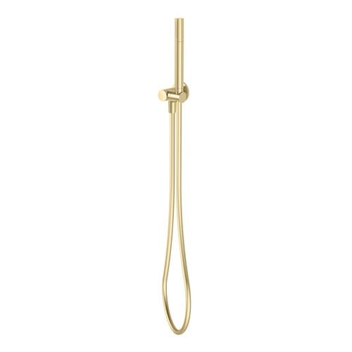Vivid Slimline Microphone Hand Shower Brushed Gold [278846]