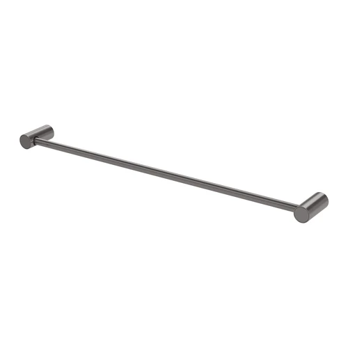 Vivid Slimline Single Towel Rail 600mm Brushed Carbon [278699]