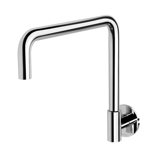Vivid Slimline Plus Wall Sink Outlet 240mm Squareline  Chrome [278794]