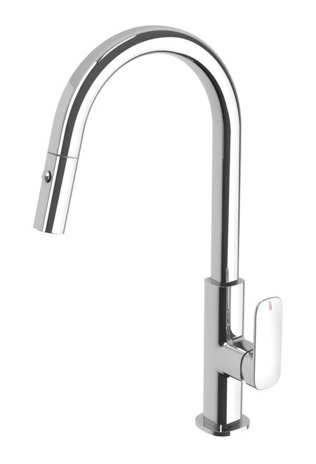 Nuage Pull Out Sink Mixer 200mm Chrome [300610]