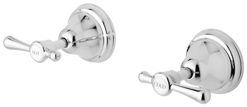 Rhapsody Wall Lever Top Assemblies 1/4 turn Ceramic Disc Chrome (Pair) Lead Free [301716]