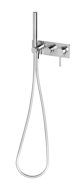 Vivid Slimline Oval Wall Shower System Chrome [301717]