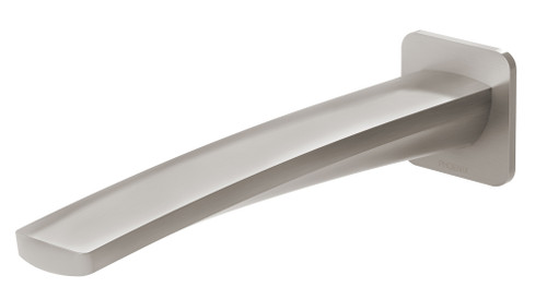Mekko Wall Bath Spout 200mm Brushed Nickel Lead Free [310507]