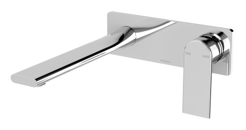 Teel SwitchMix Wall Bath or Basin Set 200mm Spout Fit-Off Kit 6Star Chrome Lead Free [310845]