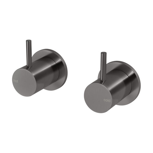 Vivid Slimline Wall Top Assemblies Brushed Carbon Lead Free [314513]