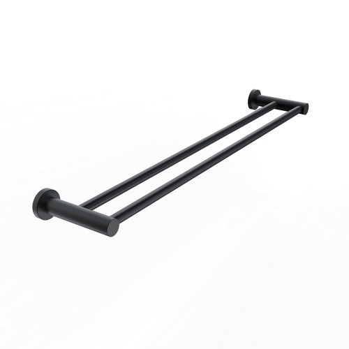 Soul Double Towel Rail 600mm Matte Black [321513]