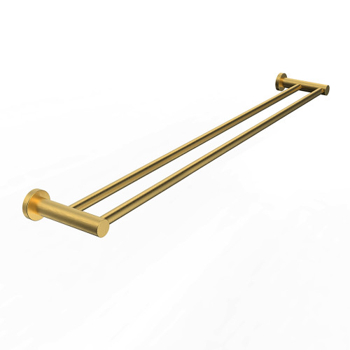 Soul Double Towel Rail 900mm Brushed Brass [321628]