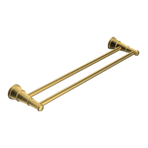 Eternal Double Towel Rail 600mm Brushed Brass [321568]