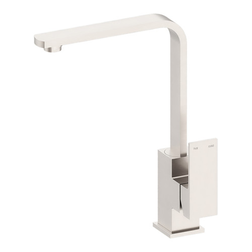 Celia Sink Mixer (Curved Spout) 4Star Brushed Nickel Lead Free [330125]