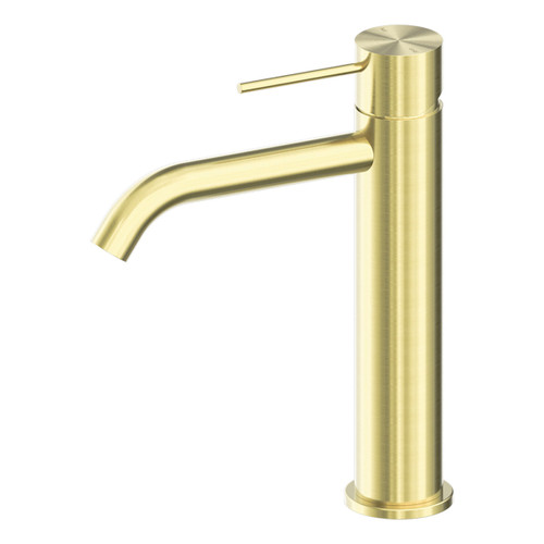 Mecca Middle Tall Basin Mixer Brushed Gold Lead Free [330131]