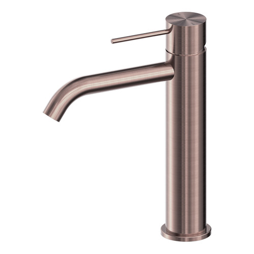 Mecca Middle Tall Basin Mixer Brushed Bronze Lead Free [330132]