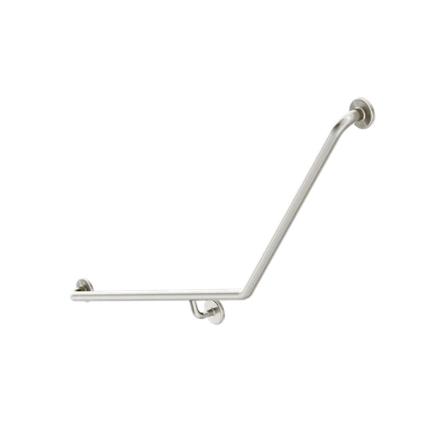 Care Grab Rail 40 Degree LH 870mm x 700mm Brushed Stainless Steel [330737]