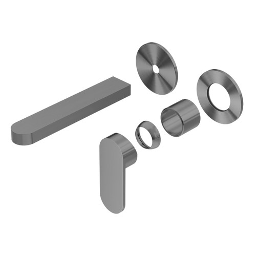 Ecco Wall Basin or Bath Mixer Set Separate Back Plate (Trim Kit Only) Gunmetal [289767]