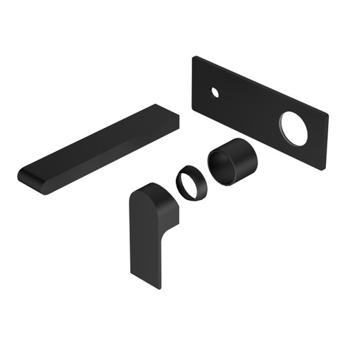 Bianca Wall Basin or Bath Mixer Set 187mm (Trim Kit Only) Matte Black [289842]