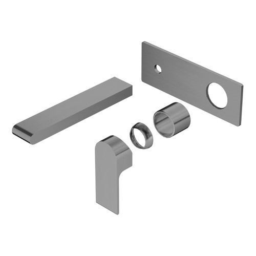 Bianca Wall Basin or Bath Mixer Set 187mm (Trim Kit Only) Gunmetal [289845]