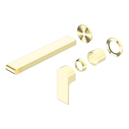 Bianca Wall Basin or Bath Mixer Set 230mm Separate Back Plate (Trim Kit Only) Brushed Gold [289875]