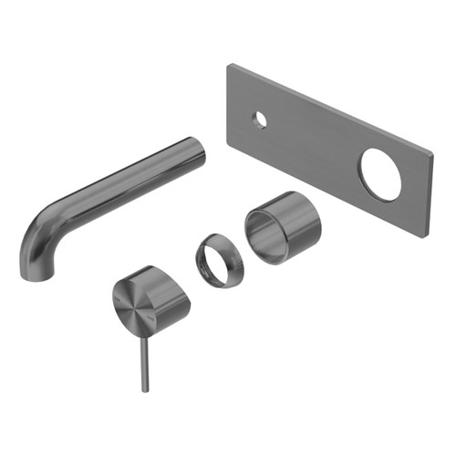 Mecca Wall Basin or Bath Mixer Set 120mm (Trim Kit Only) Gunmetal [289936]