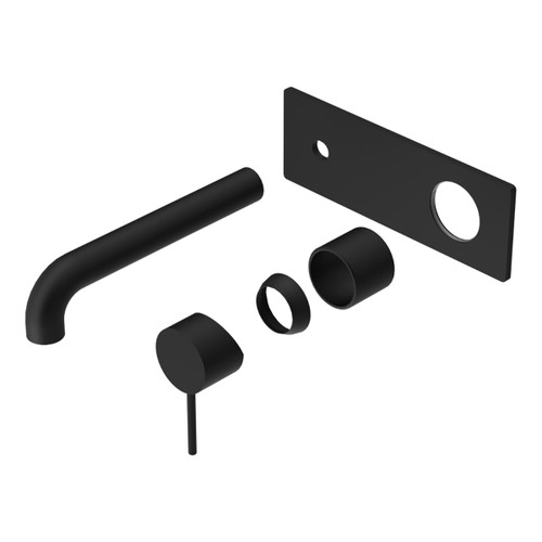 Mecca Wall Basin or Bath Mixer Set 260mm (Trim Kit Only) Matte Black [289942]