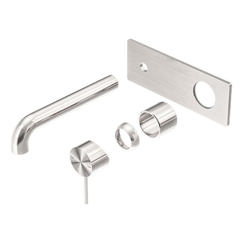 Mecca Wall Basin or Bath Mixer Set 260mm (Trim Kit Only) Brushed Nickel [289948]