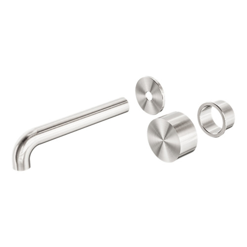 Kara Progressive Wall Basin or Bath Set 185mm Trim Kit (Only) Brushed Nickel [297124]