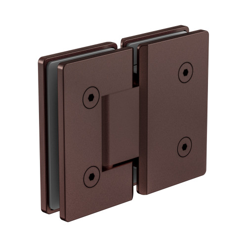 180° Glass to Glass Shower Hinge 10mm Glass Rome Bronze [338549]