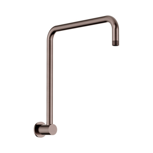 Round Swivel Overhead Shower Arm Brushed Bronze [338367]