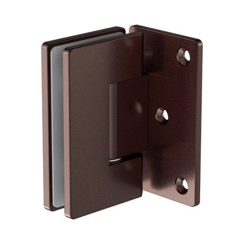 90° Glass to Wall Shower Hinge 10mm Glass Rome Bronze [338546]
