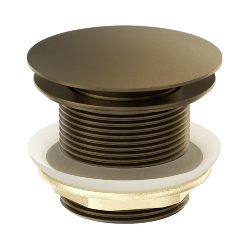 40mm Bath Pop-Up Plug with Removable Waste No Overflow Tumbled Antique Brass [338492]