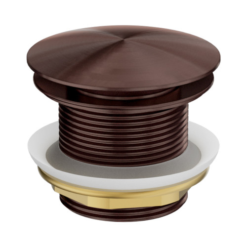 40mm Bath Pop-Up Plug with Removable Waste No Overflow Rome Bronze [338491]