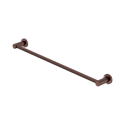 Mecca Single Towel Rail 600mm Rome Bronze [338468]
