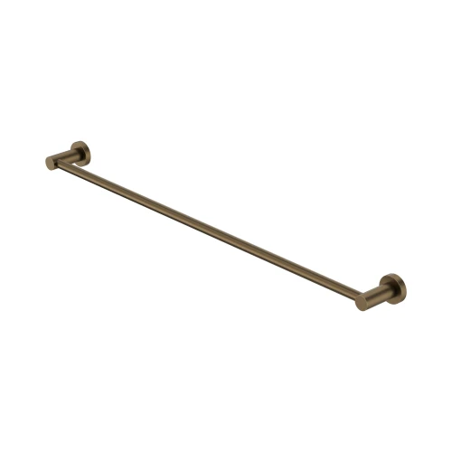 Mecca Single Towel Rail 800mm Tumbled Antique Brass [338471]