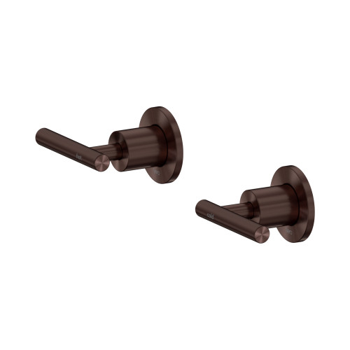 Mecca Lever Wall Top Assemblies (Shallow Fit) Rome Bronze [338497]