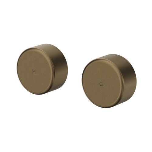 Serenity Wall Top Assemblies with Metal Handle Tumbled Antique Brass [338537]