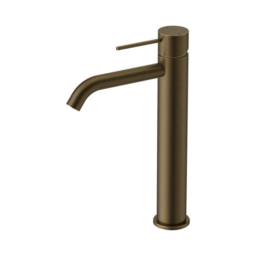 Mecca Tall Basin Mixer Tumbled Antique Brass [338473]