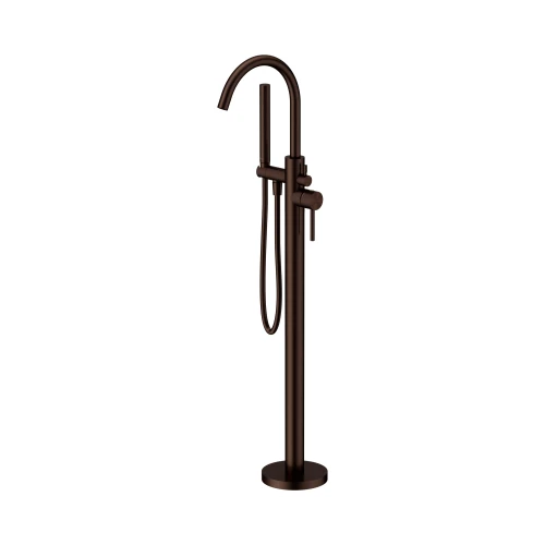 Mecca Round Freestanding Mixer with Hand Shower Rome Bronze [338521]