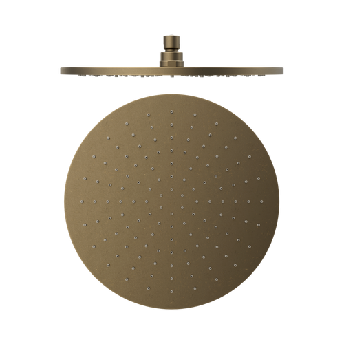 300mm Round Shower Head Tumbled Antique Brass [338356]