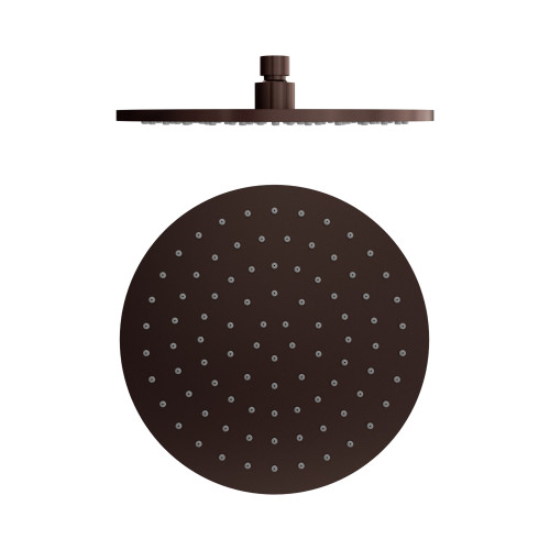 250mm Round Metal Shower Head Rome Bronze [338357]